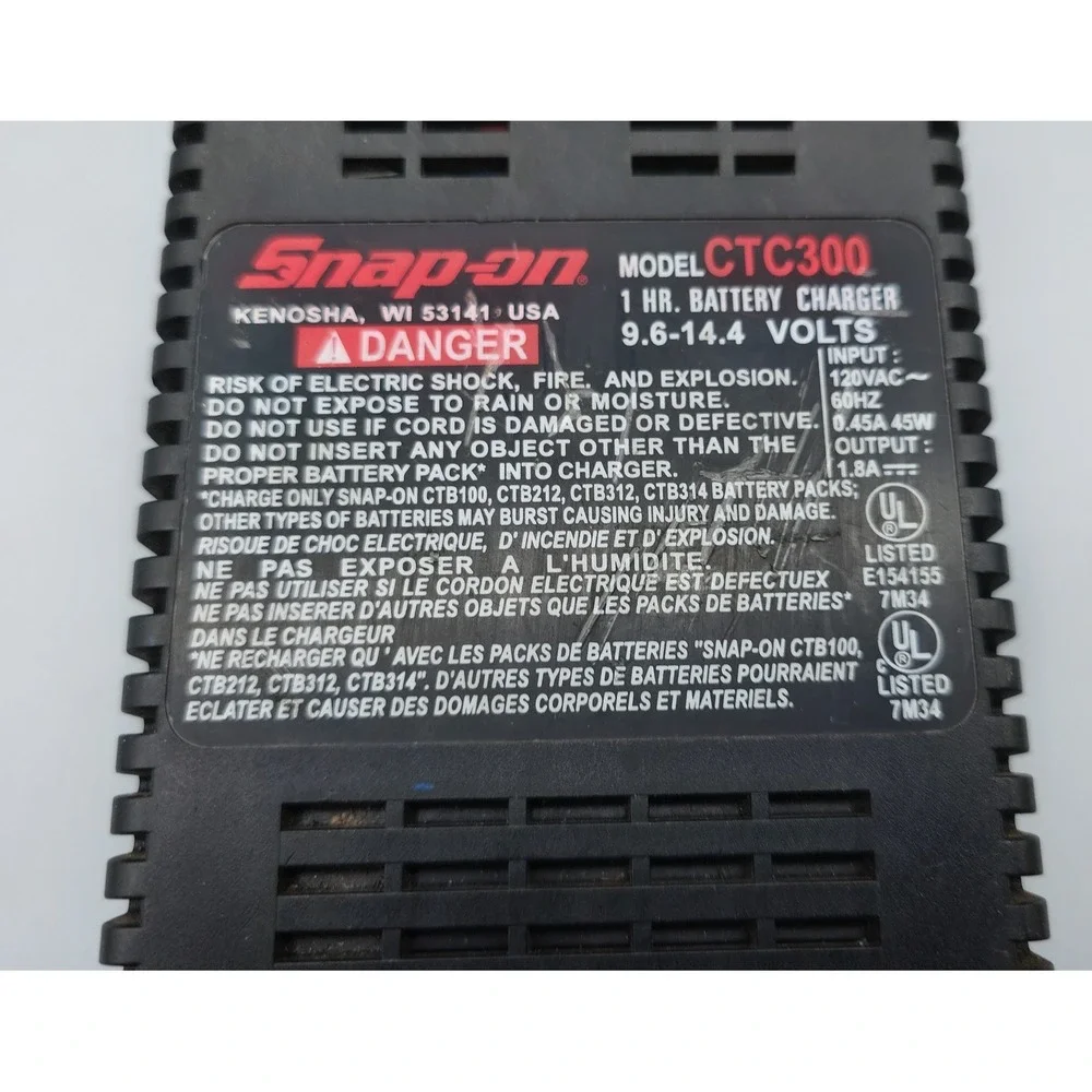 Snap-on Battery Charger 9.6-14.4V CTC300 [GNH021047]